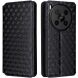 Чехол Deexe Rhombus Book для ZTE Nubia V70 Max - Black (381200B). Фото 1 из 10