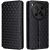 Чехол Deexe Rhombus Book для ZTE Nubia V70 Max - Black: фото 1 из 10