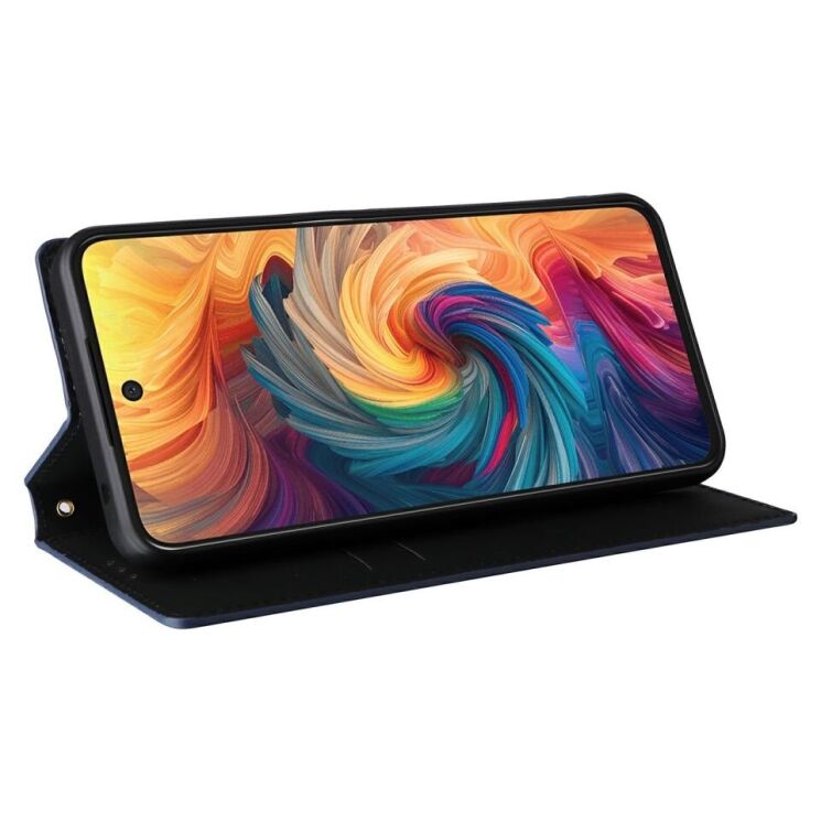 Чехол Deexe Rhombus Book для ZTE Nubia V70 - Blue: фото 3 из 7