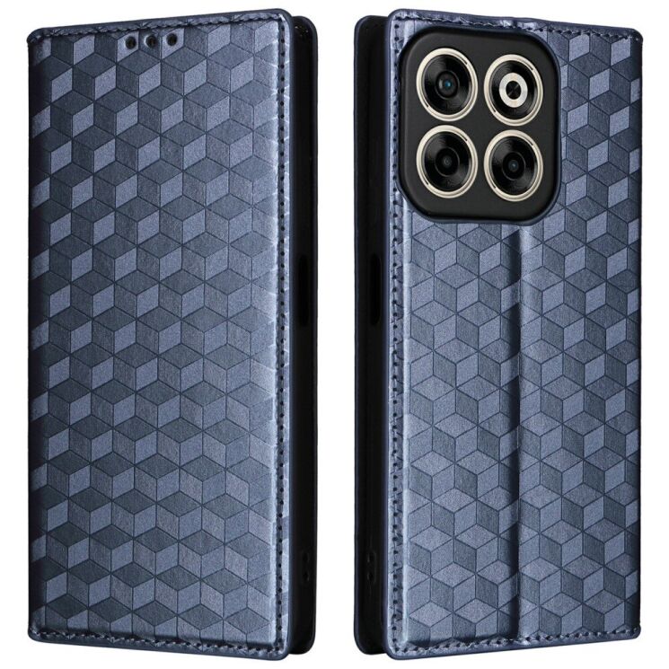 Чехол Deexe Rhombus Book для ZTE Nubia V70 - Blue: фото 1 из 7