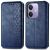 Чехол Deexe Rhombus Wallet для OPPO A3x / A3 / A40m - Blue: фото 1 из 9