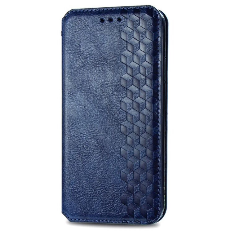 Чехол Deexe Rhombus Wallet для OPPO A3x / A3 / A40m - Blue: фото 4 из 9