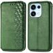 Чехол Deexe Rhombus Wallet для OPPO Reno 16 / 16 Pro - Green (413215G). Фото 1 из 12