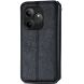 Чехол Deexe Rhombus Wallet для Realme GT 6 - Black (357810B). Фото 5 из 7