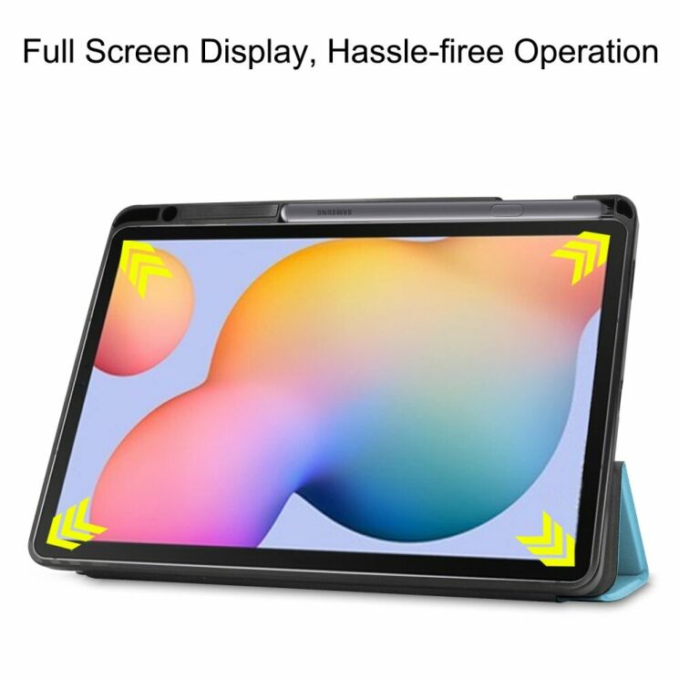 Чохол Deexe Smart Cover для Samsung Galaxy Tab S6 lite / S6 Lite (2022/2024) - Baby Blue: фото 4 з 9