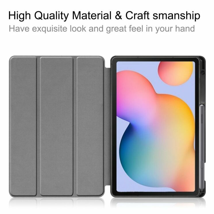 Чохол Deexe Smart Cover для Samsung Galaxy Tab S6 lite / S6 Lite (2022/2024) - Baby Blue: фото 5 з 9