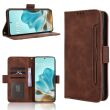 Чехол Deexe Wallet Stand для Motorola Edge 60 / Edge 60 Fusion - Brown (379604Z)