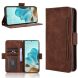 Чехол Deexe Wallet Stand для Motorola Edge 60 / Edge 60 Fusion - Brown (379604Z). Фото 1 из 13