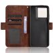Чохол-книжка з кишеньками Deexe Wallet Stand для Motorola Edge 70 - Brown (402102Z). Фото 4 з 15