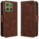 Чохол-книжка з кишеньками Deexe Wallet Stand для Motorola Edge 70 - Brown (402102Z). Фото 1 з 15
