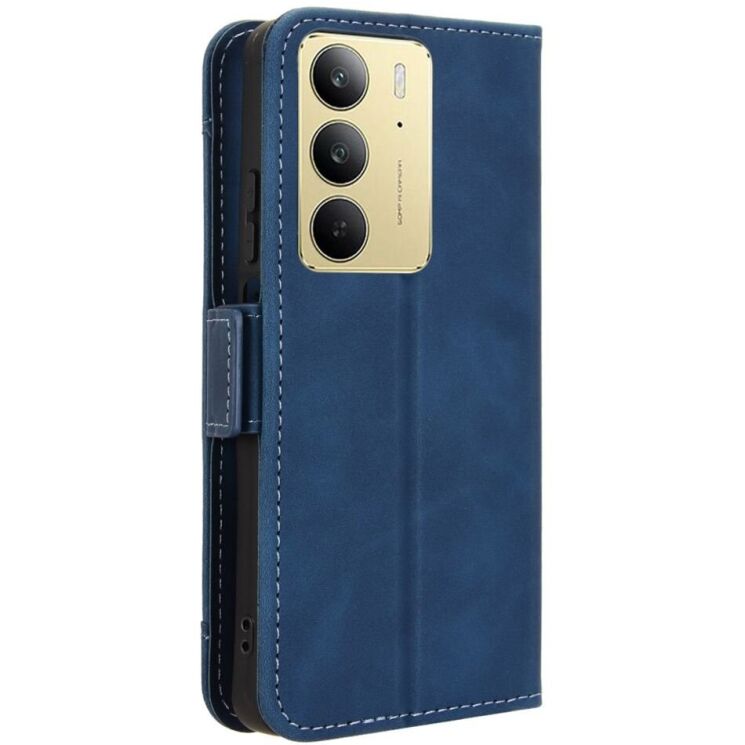 Чехол Deexe Wallet Stand для Realme C75 - Blue: фото 7 из 7
