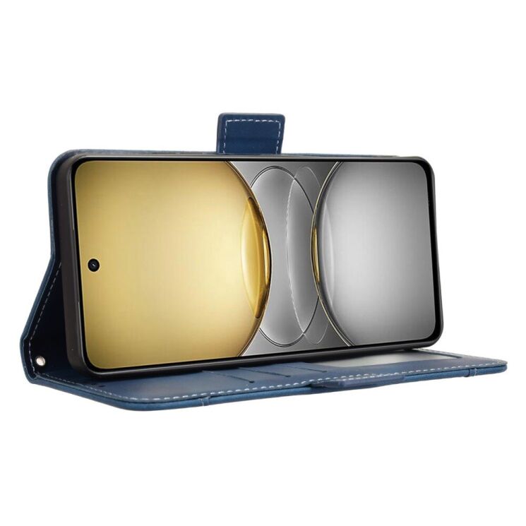 Чехол Deexe Wallet Stand для Realme C75 - Blue: фото 4 из 7