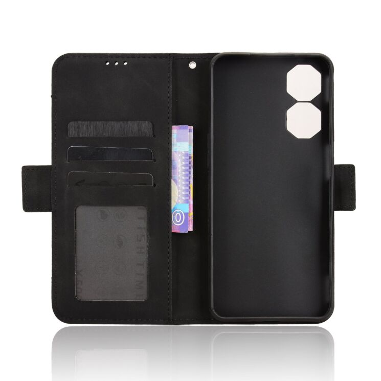 Чехол-книжка с кармашками Deexe Wallet Stand для ZTE Nubia Neo 2 - Black: фото 4 из 15