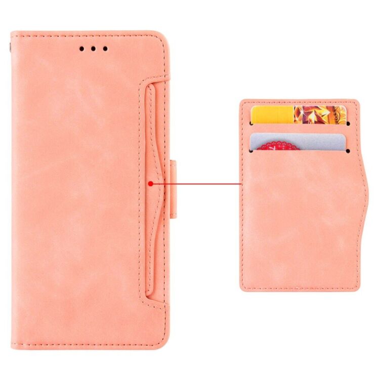 Чехол Deexe Wallet Stand для ZTE Nubia Red Magic 5G - Pink: фото 5 из 7