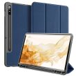 Чехол DUX DUCIS Domo Series Pen Holder для Samsung Galaxy Tab S7 (T870/875) / Tab S8 (X700/706) - Blue (250141L)