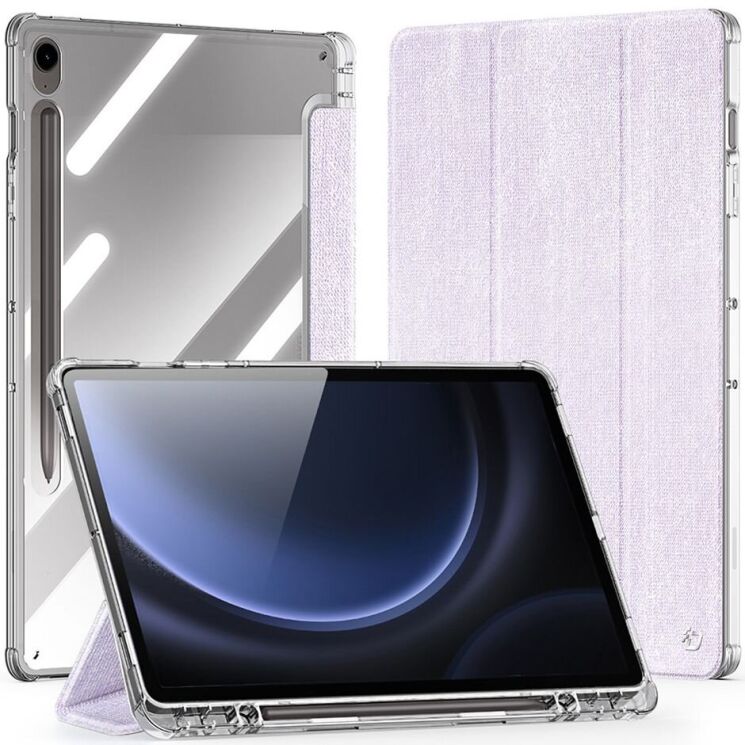 Чехол DUX DUCIS Unid Series для Samsung Galaxy Tab S9 / S9 FE / S10 FE (X710/716/510/516/520/526) - Light Purple: фото 1 из 13