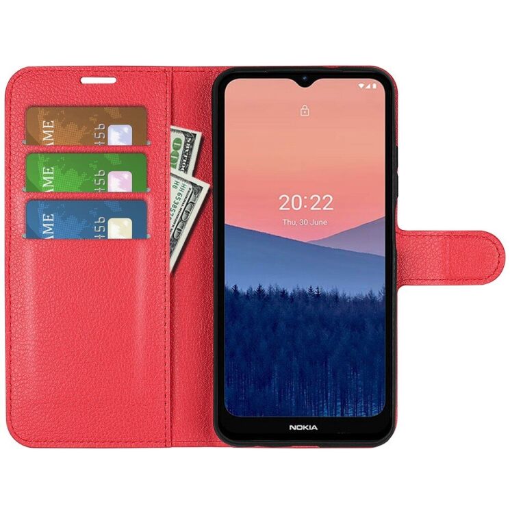 Чохол-книжка Deexe Book Type для Nokia C21 - Red: фото 2 з 6