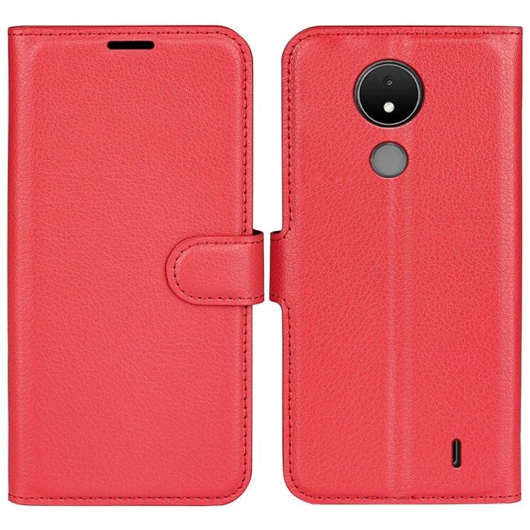 Чохол-книжка Deexe Book Type для Nokia C21 - Red: фото 1 з 6