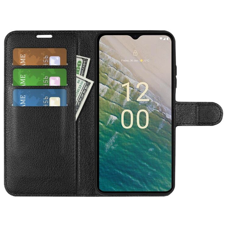 Чехол-книжка Deexe Book Type для Nokia C32 - Black: фото 2 из 11