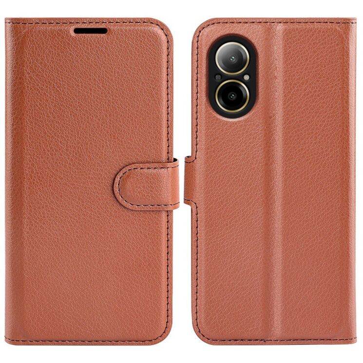 Чехол-книжка Deexe Book Type для Realme C67 - Brown: фото 1 из 7