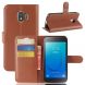 Чехол-книжка Deexe Book Type для Samsung Galaxy J2 Core (J260) - Brown (206309Z). Фото 1 из 6
