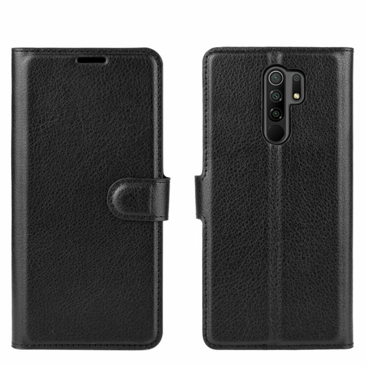 Чехол-книжка Deexe Book Type для Xiaomi Redmi 9 - Black: фото 6 из 6