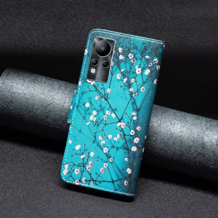 Чехол-книжка Deexe Color Wallet для Infinix Note 11 (X663B) / Note 12 (X663) - Plum Blossom: фото 5 из 7