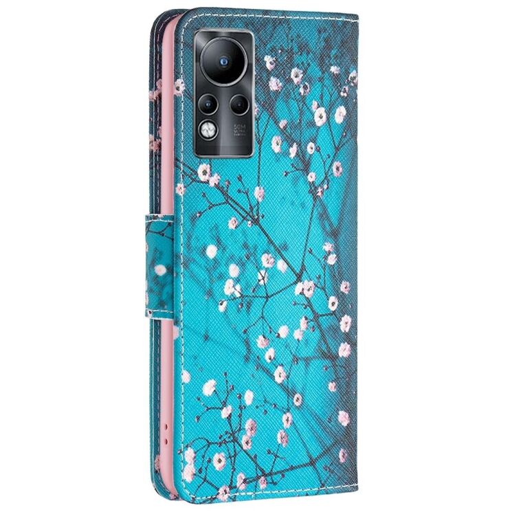 Чехол-книжка Deexe Color Wallet для Infinix Note 11 (X663B) / Note 12 (X663) - Plum Blossom: фото 3 из 7