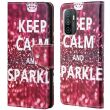 Чехол-книжка Deexe Color Wallet для Samsung Galaxy A33 - Keep Calm and Sparkle (292701E)