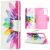 Чехол-книжка Deexe Color Wallet для Samsung Galaxy S21 (G991) - Flower: фото 1 из 9