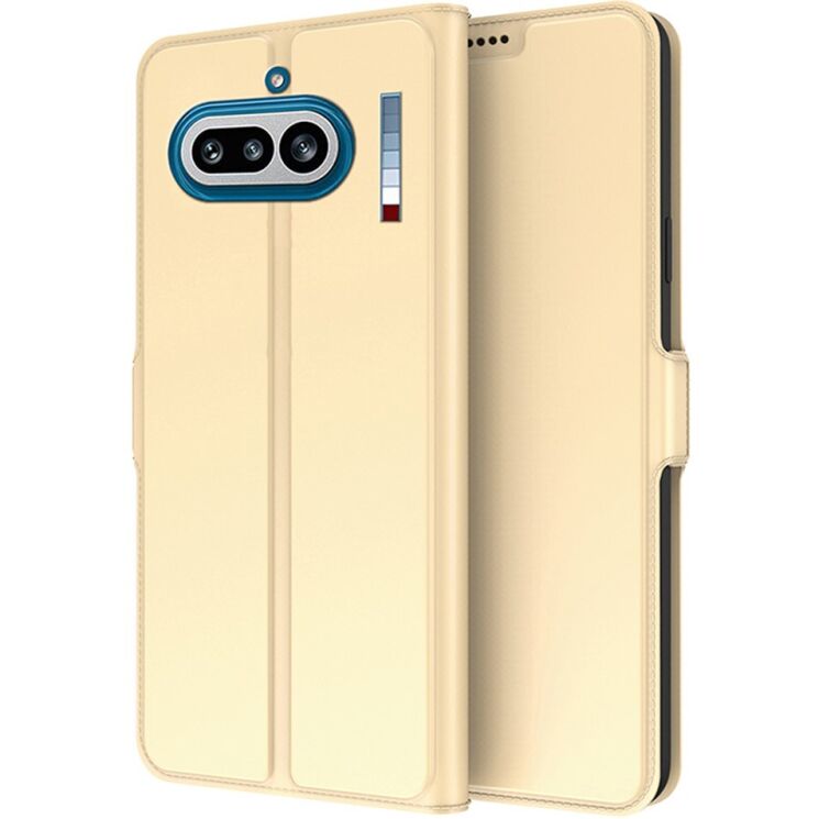 Чохол-книжка Deexe Faro Wallet для Nothing Phone (4a) - Gold (411319F) Чохол-книжка Deexe Faro Wallet для Nothing Phone (4a) - Gold: фото 1 з 7