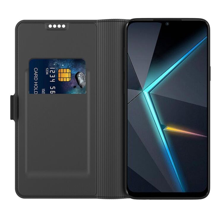 Чехол-книжка Deexe Faro Wallet для ZTE Nubia Focus Pro - Black: фото 2 из 7