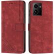 Чехол-книжка Deexe Lines Series для HMD Pulse / Pulse Pro / Pulse Plus - Red (354414R)