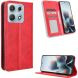 Чехол-книжка Deexe Retro Style для Motorola Edge 70 Max - Red (435506R). Фото 2 из 18