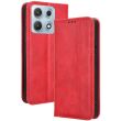 Чехол-книжка Deexe Retro Style для Motorola Edge 70 Max - Red (435506R)
