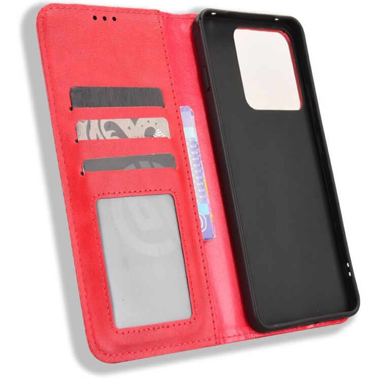 Чехол-книжка Deexe Retro Style для Motorola Edge 70 Max - Red (435506R) Чехол-книжка Deexe Retro Style для Motorola Edge 70 Max - Red: фото 5 из 18
