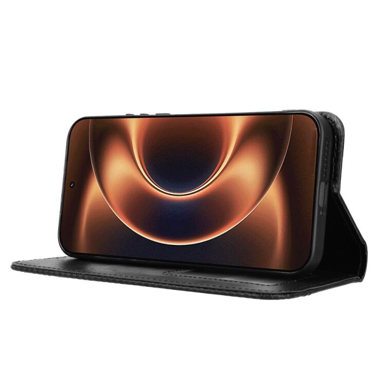 Чехол-книжка Deexe Retro Style для Xiaomi 17 Ultra - Black: фото 15 из 20