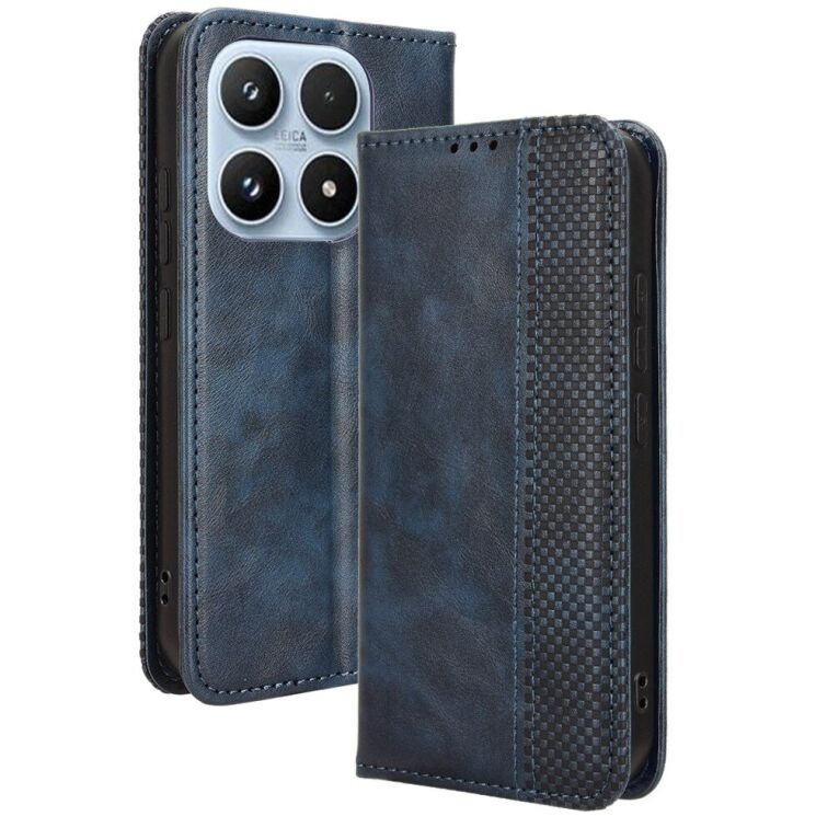 Чохол-книжка Deexe Retro Style для Xiaomi 17 - Blue (390631L) Чохол-книжка Deexe Retro Style для Xiaomi 17 - Blue: фото 1 з 19