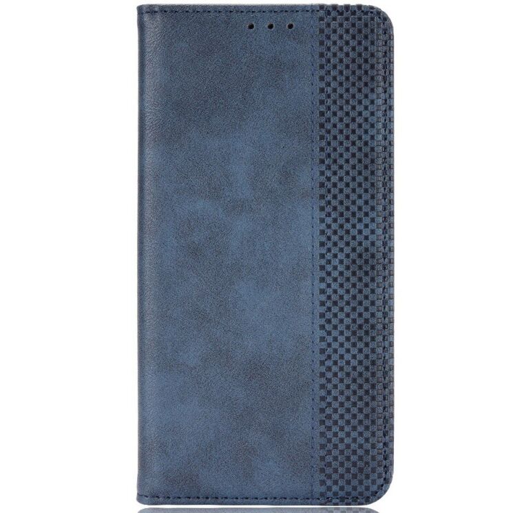 Чехол-книжка Deexe Retro Style для Xiaomi Poco F9 Pro - Blue: фото 4 из 19