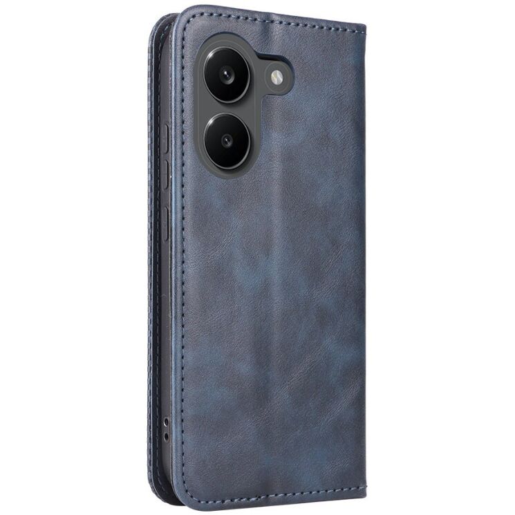 Чехол-книжка Deexe Retro Style для Xiaomi Poco X8 Pro - Blue: фото 8 из 20