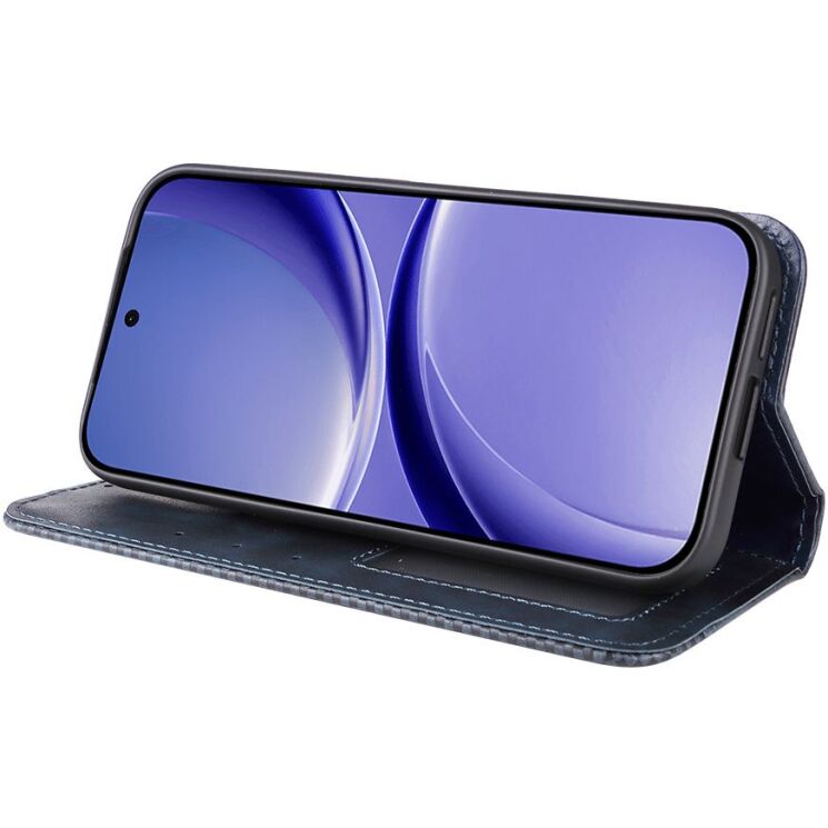 Чехол-книжка Deexe Retro Style для Xiaomi Poco X8 Pro - Blue: фото 7 из 20