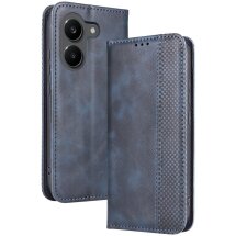 Чехол-книжка Deexe Retro Style для Xiaomi Poco X8 Pro - Blue: фото 1 из 20