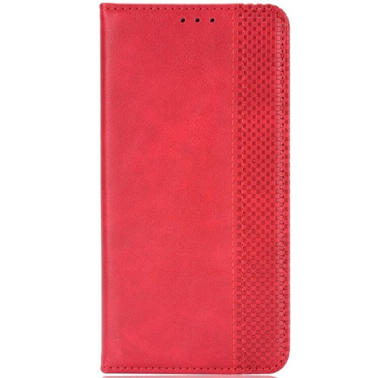 Чехол-книжка Deexe Retro Style для Xiaomi Redmi Note 15 (4G/5G) / Poco M8 5G - Red: фото 4 из 8
