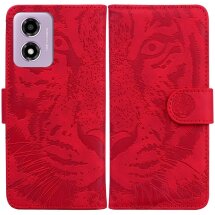 Чохол-книжка Deexe Tiger для Motorola Moto E14 / G04s - Red: фото 1 з 7