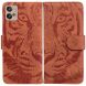 Чехол-книжка Deexe Tiger для Motorola Moto G32 - Brown (304444Z). Фото 1 из 7