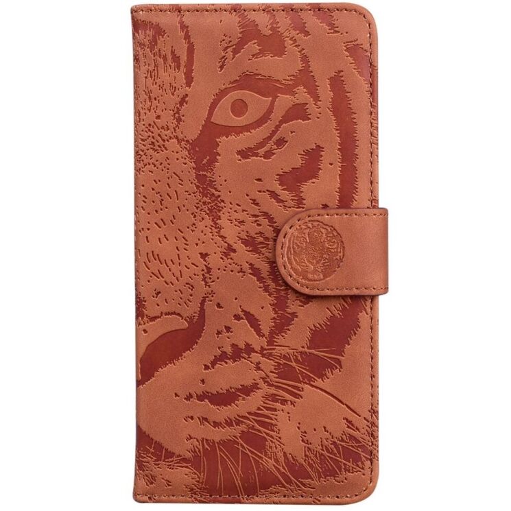 Чехол-книжка Deexe Tiger для Motorola Moto G32 - Brown: фото 5 из 7