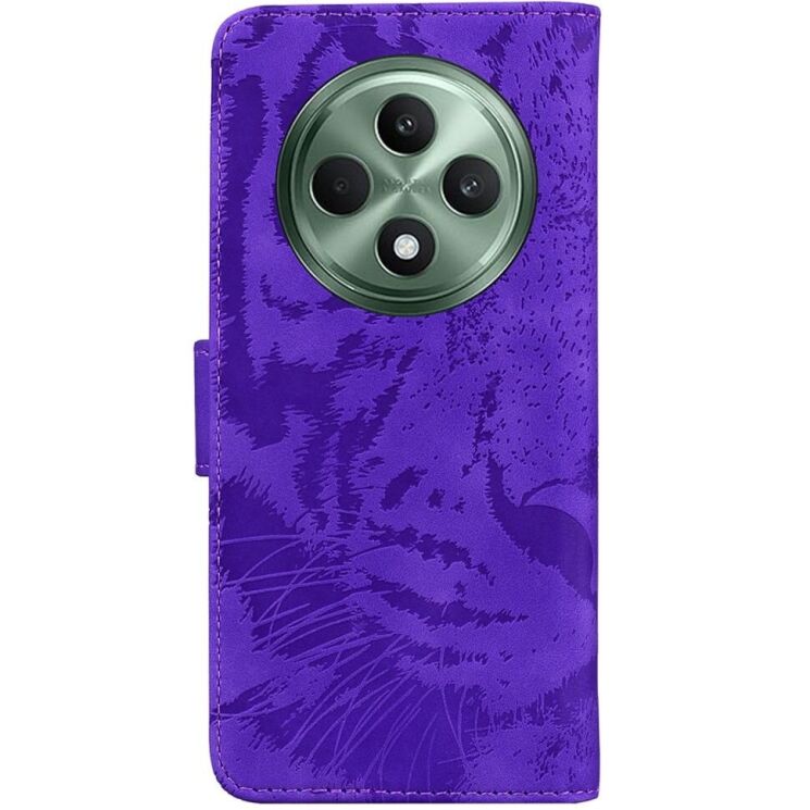 Чехол-книжка Deexe Tiger для OPPO Reno 12 F/FS - Purple: фото 6 из 7