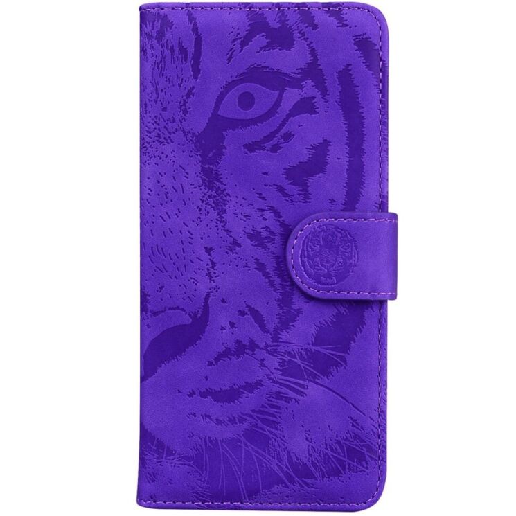 Чехол-книжка Deexe Tiger для OPPO Reno 12 F/FS - Purple: фото 5 из 7