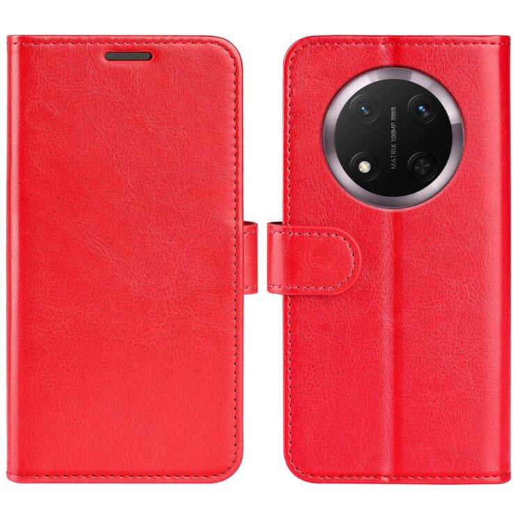 Чехол-книжка Deexe Wallet Style для Honor Magic 7 Lite - Red: фото 1 из 6