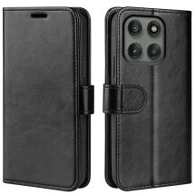 Чохол-книжка Deexe Wallet Style для Motorola Edge 60 Pro - Black: фото 1 з 9